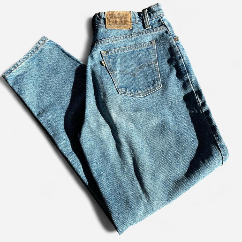 Levi's VINTAGE ORANGE TAB 633 Blue Boyfriend Jeans